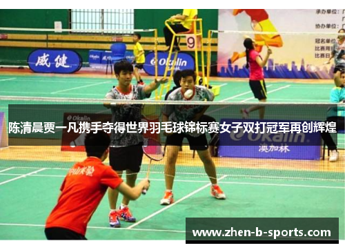 陈清晨贾一凡携手夺得世界羽毛球锦标赛女子双打冠军再创辉煌